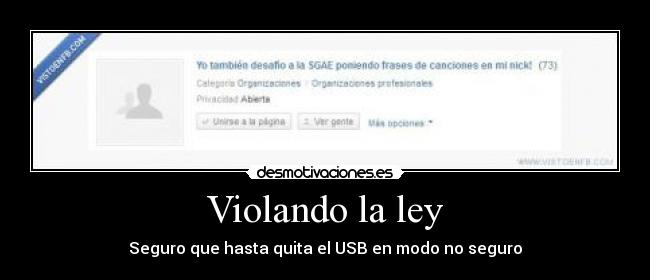 Violando la ley - 