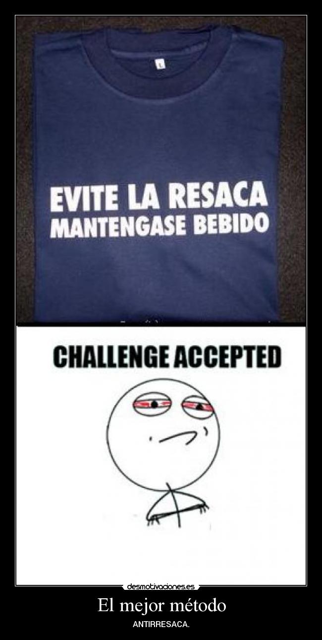 El mejor método - ANTIRRESACA.