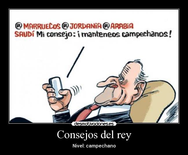 Consejos del rey - Nivel: campechano