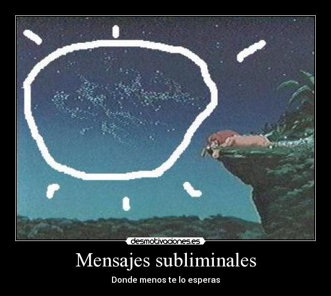 Mensajes subliminales - Donde menos te lo esperas