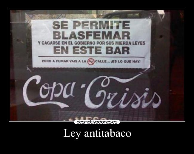 Ley antitabaco - 