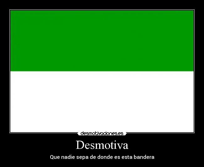 Desmotiva - Que nadie sepa de donde es esta bandera