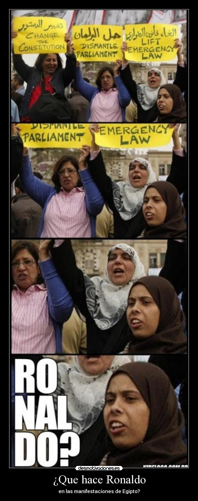 ¿Que hace Ronaldo -