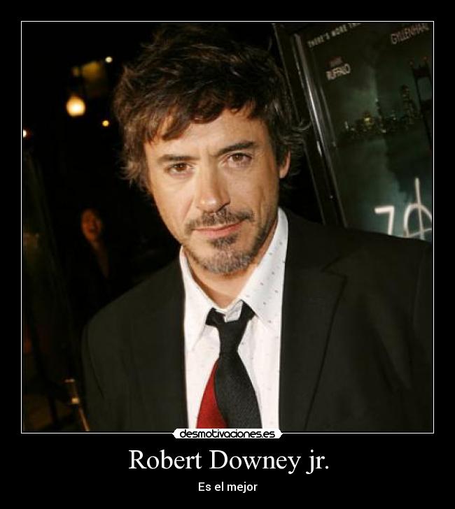 Robert Downey jr. -