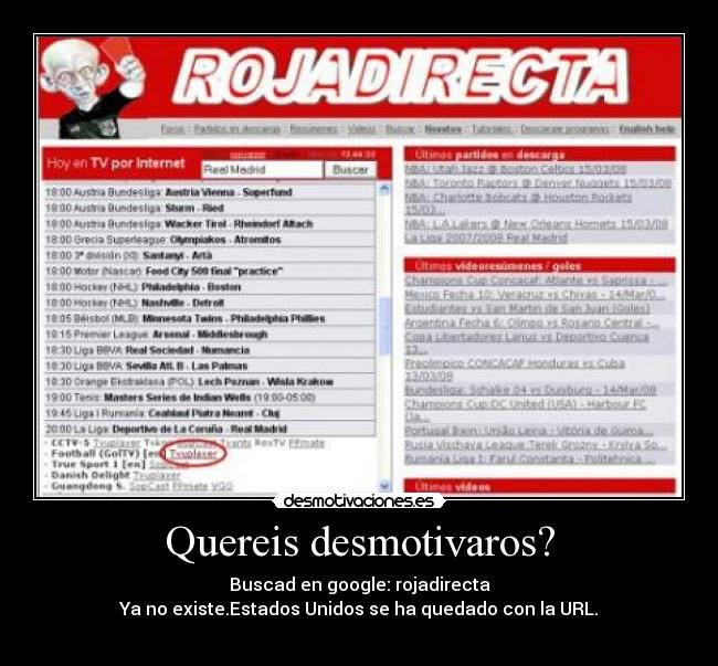 Quereis desmotivaros? -