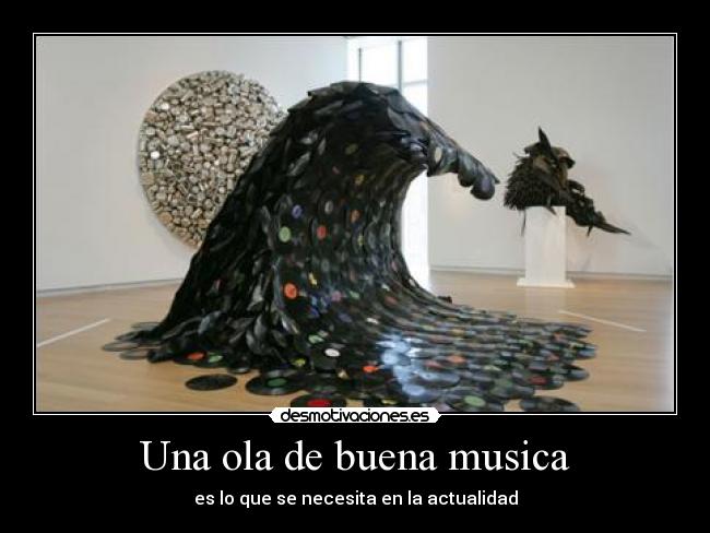 carteles musica vinilos musica ola desmotivaciones