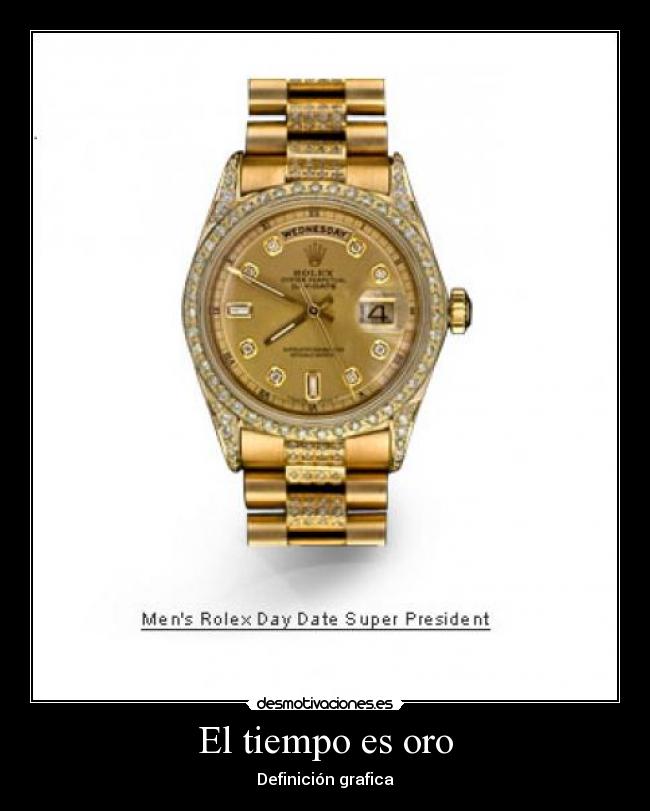 El tiempo es oro -