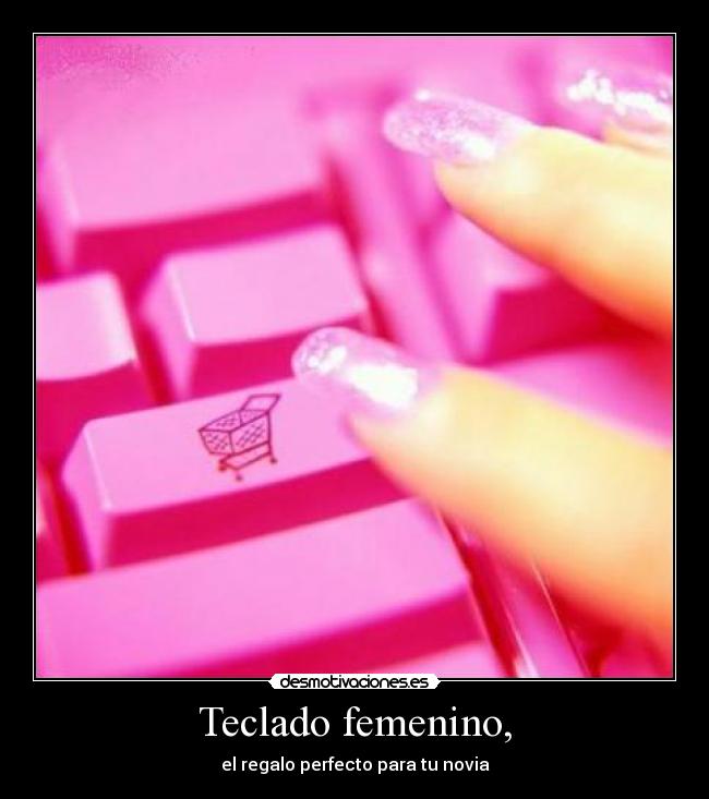 Teclado femenino, - el regalo perfecto para tu novia