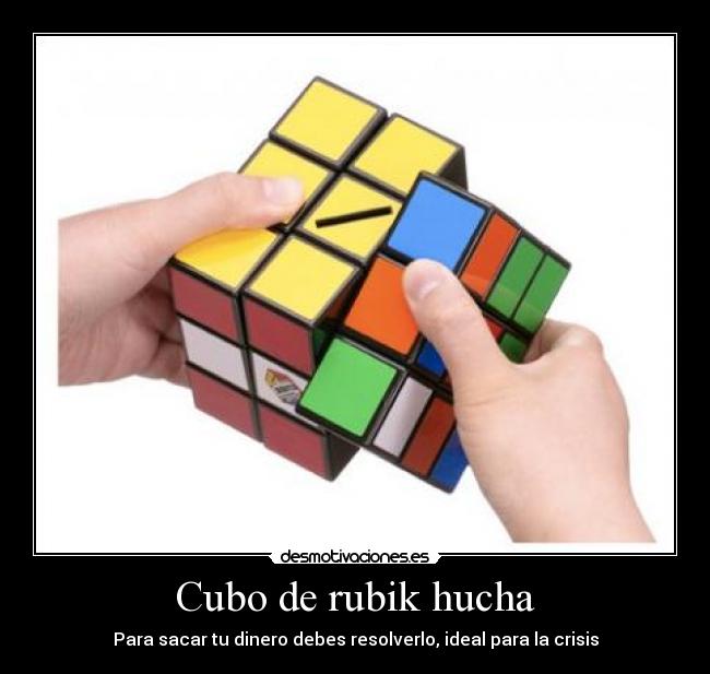 Cubo de rubik hucha - 