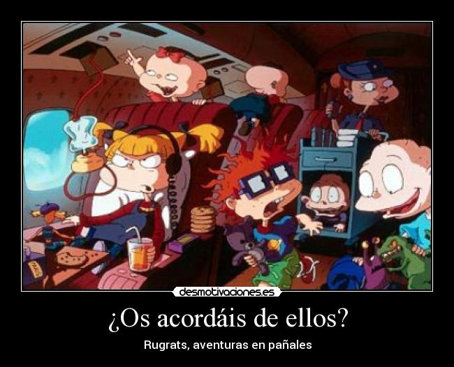 carteles rugrats aventuras panales desmotivaciones