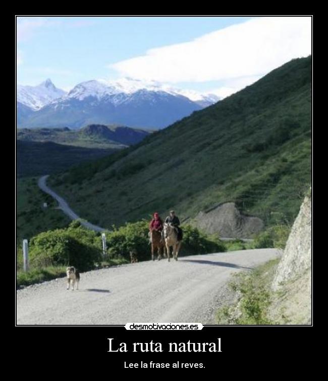 La ruta natural - 