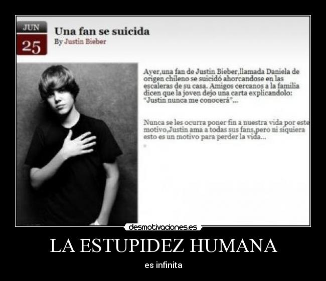 LA ESTUPIDEZ HUMANA - es infinita