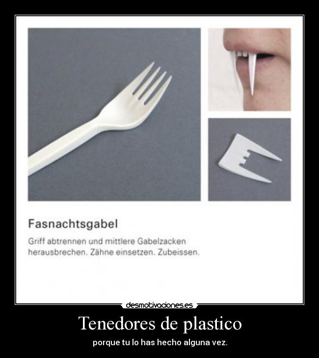 Tenedores de plastico - 