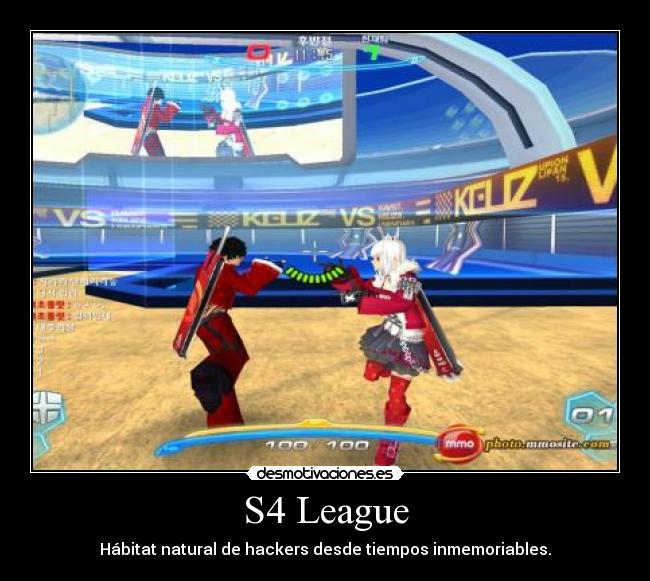 S4 League - Hábitat natural de hackers desde tiempos inmemoriables.