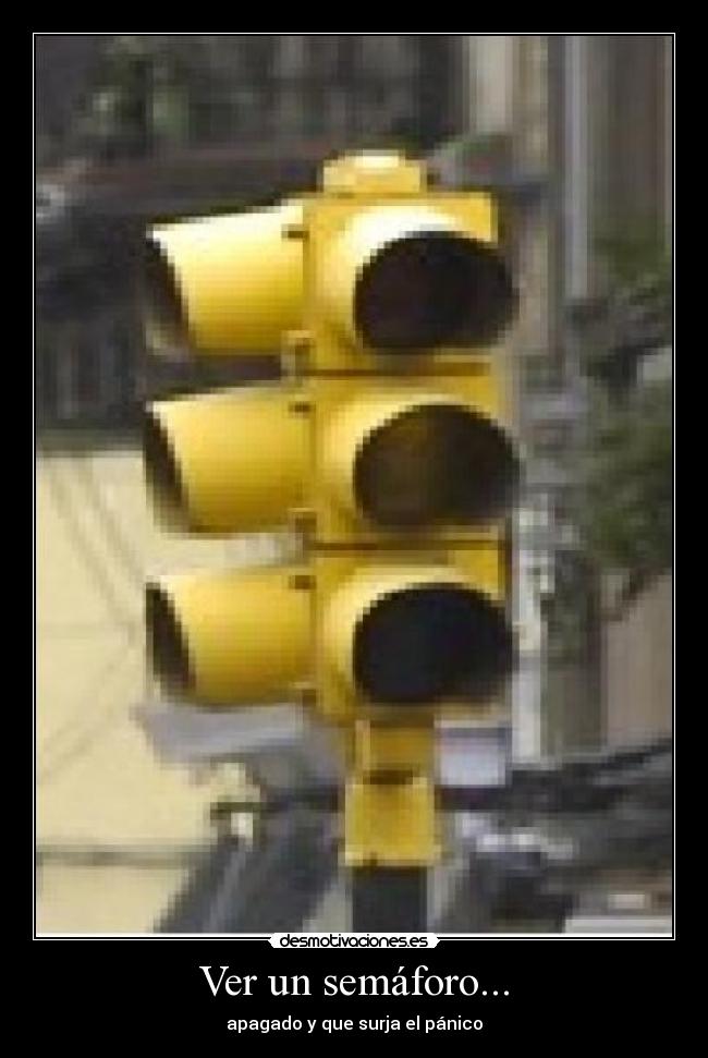 Ver un semáforo... -