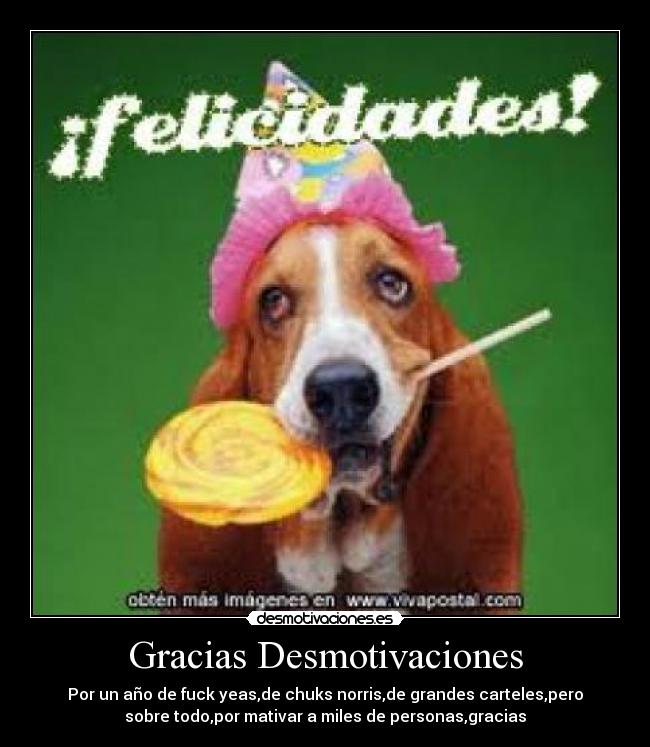 Gracias Desmotivaciones -