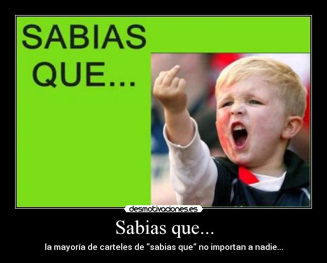 Sabias que... -