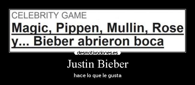 Justin Bieber -