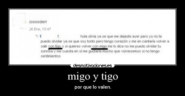 migo y tigo -