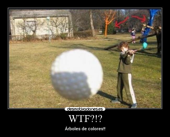 WTF?!? - Árboles de colores!!