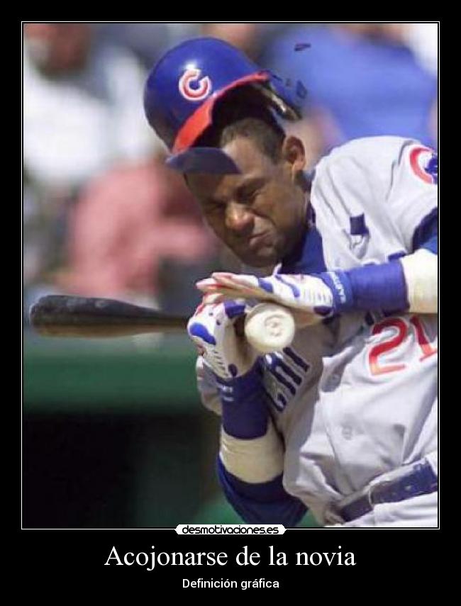 Acojonarse de la novia -