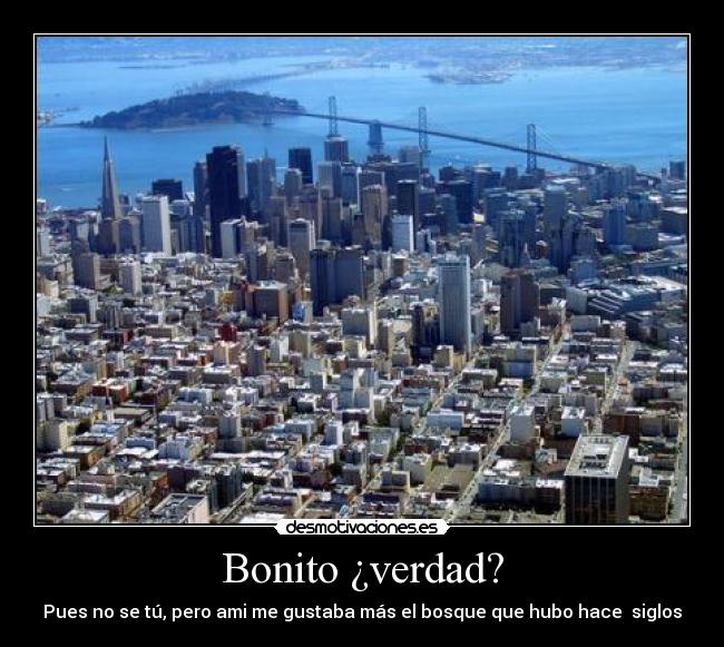 Bonito ¿verdad? -