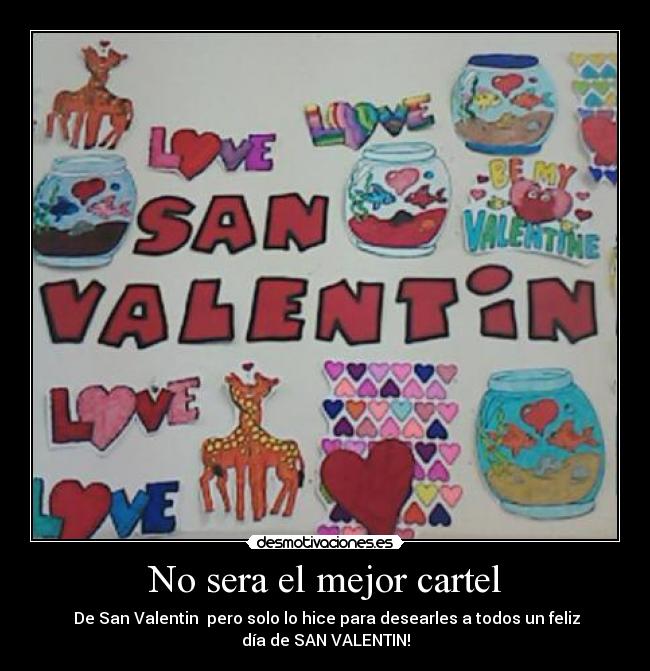 No sera el mejor cartel -