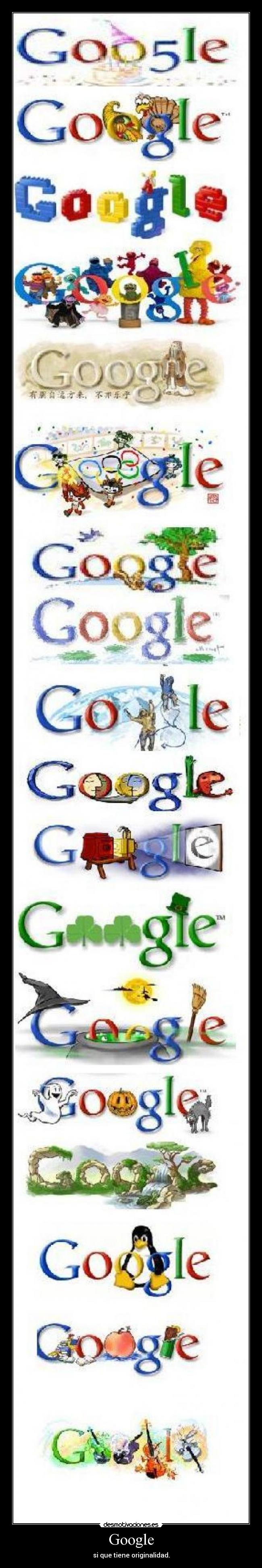 carteles google originalidad desmotivaciones