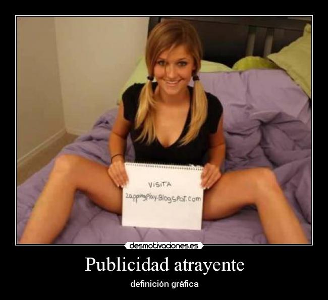 Publicidad atrayente -