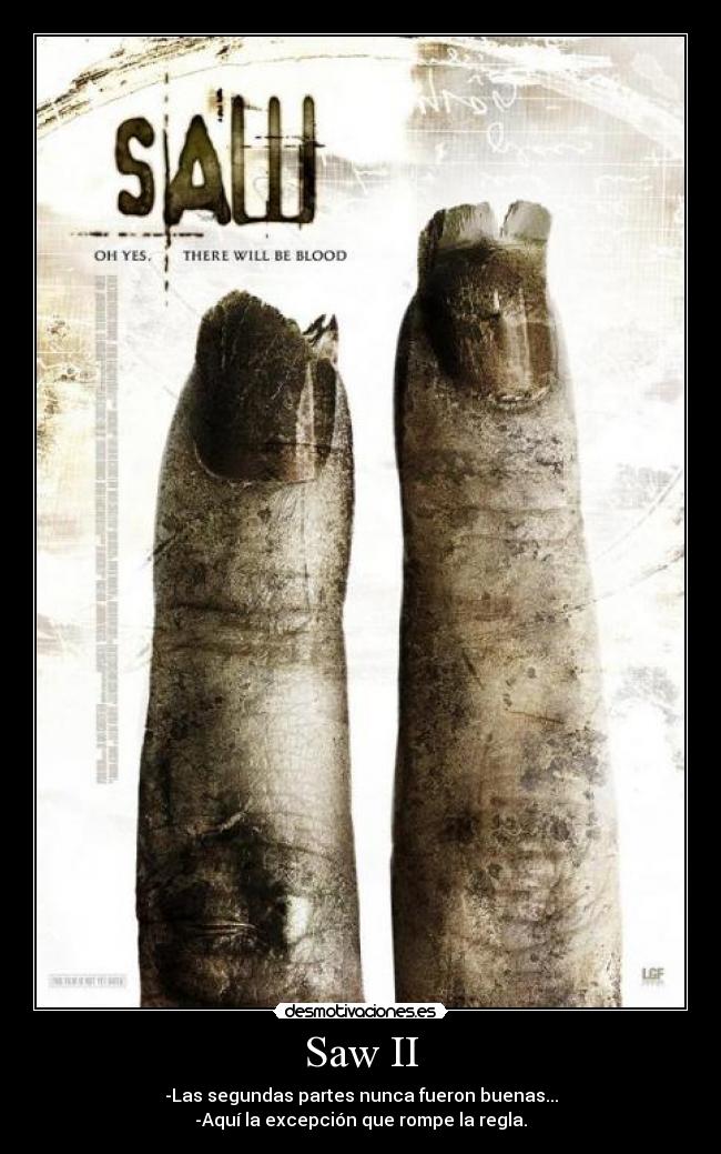 carteles saw desmotivaciones
