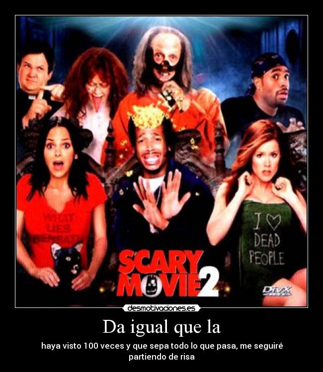 carteles scary movie desmotivaciones