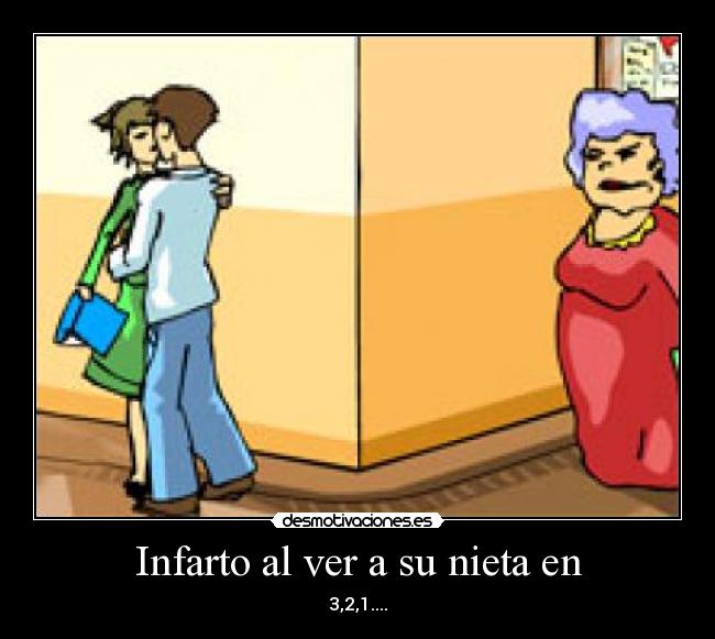 Infarto al ver a su nieta en -