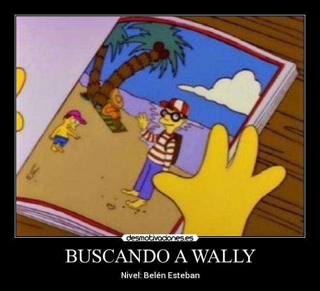 BUSCANDO A WALLY - Nivel: Belén Esteban