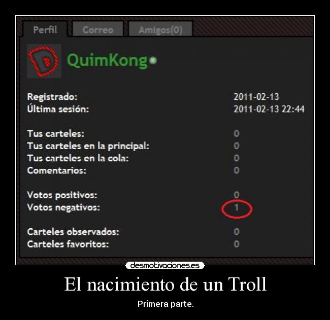 El nacimiento de un Troll - 