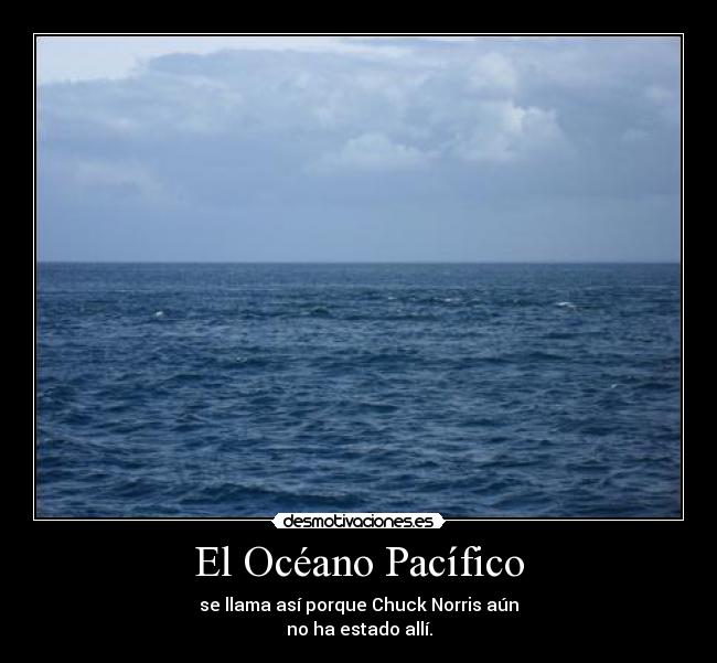 El Océano Pacífico -