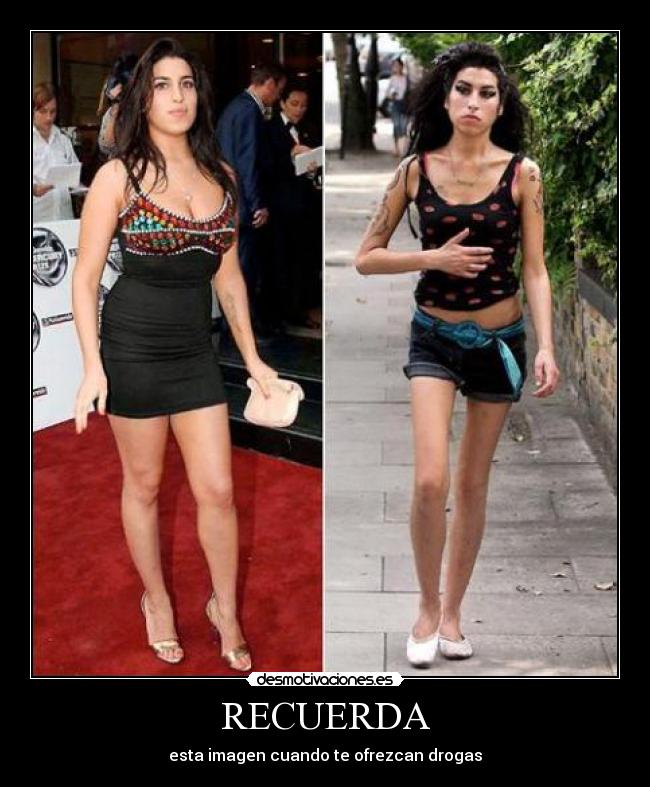 RECUERDA - esta imagen cuando te ofrezcan drogas