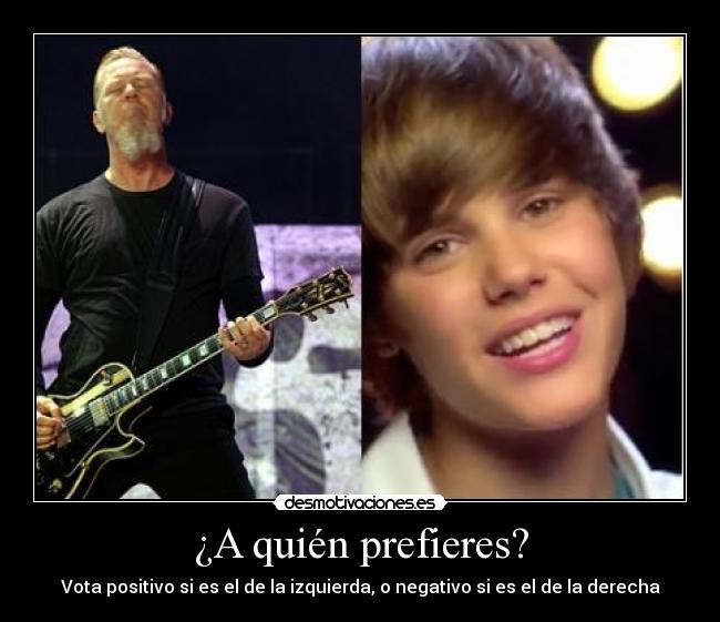 ¿A quién prefieres? -