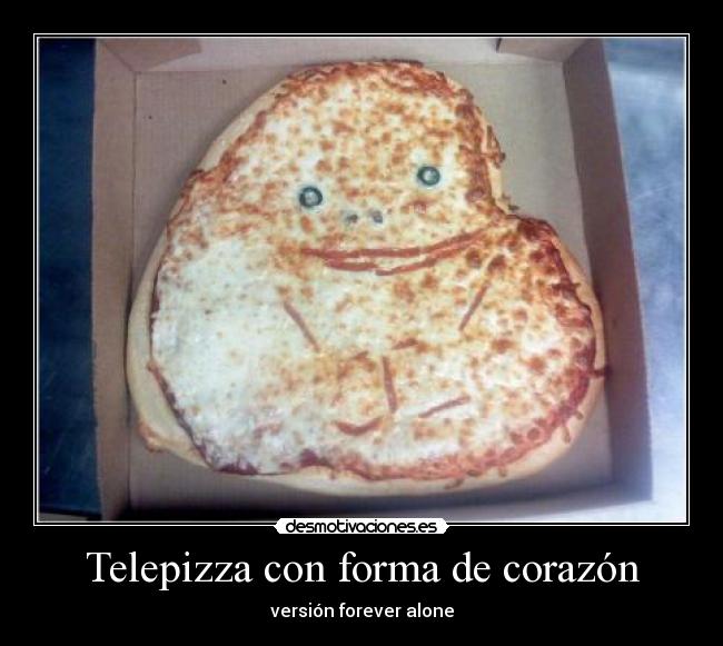 Telepizza con forma de corazón - 