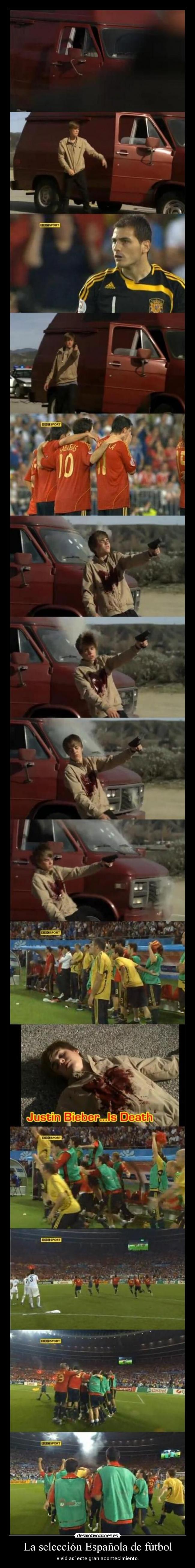 La selección Española de fútbol -