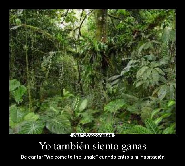 Yo también siento ganas -