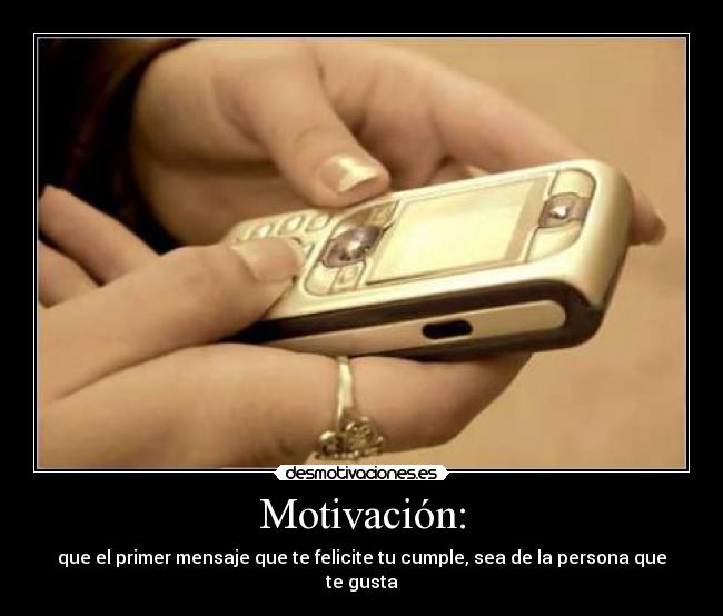 Motivación: - 