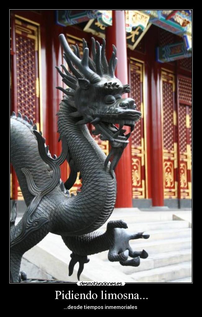Pidiendo limosna... -