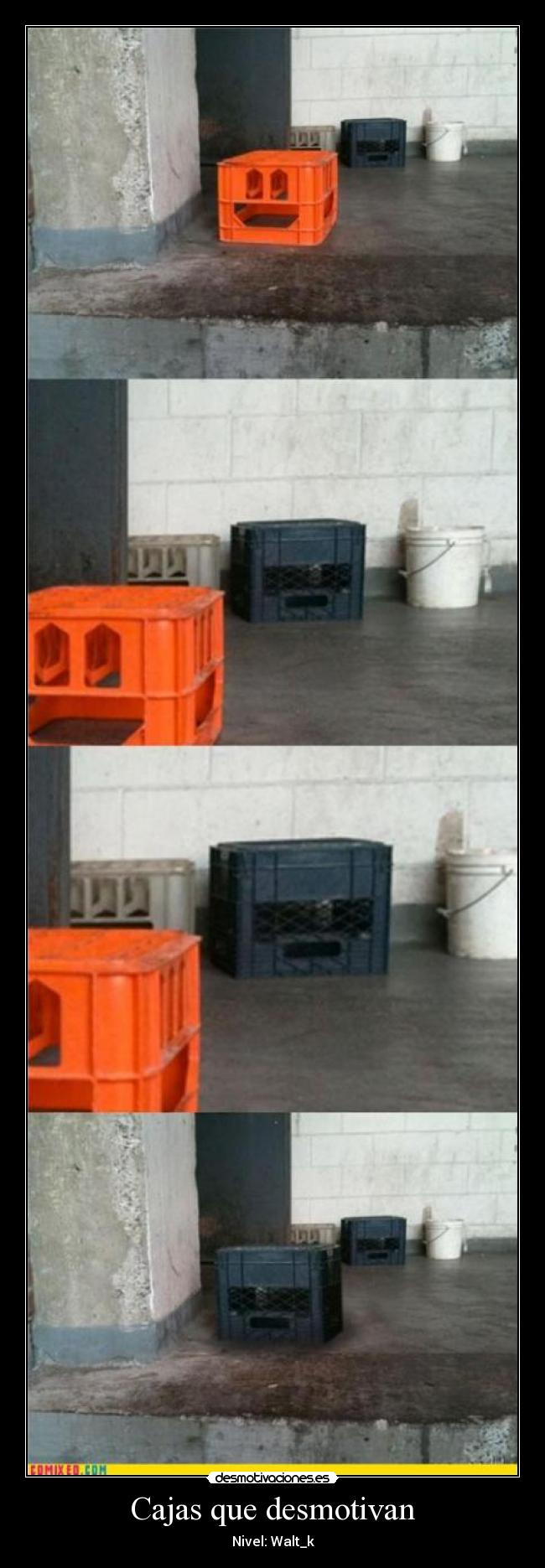 Cajas que desmotivan -