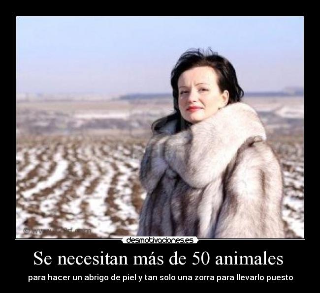 Se necesitan más de 50 animales -