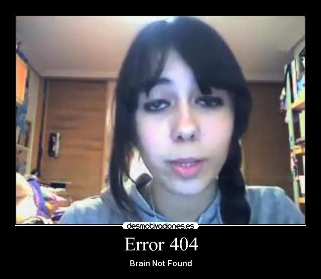 Error 404 -