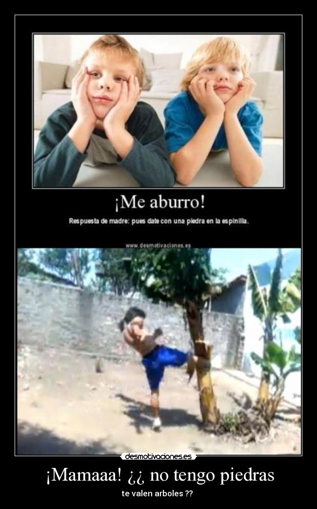 ¡Mamaaa! ¿¿ no tengo piedras - 