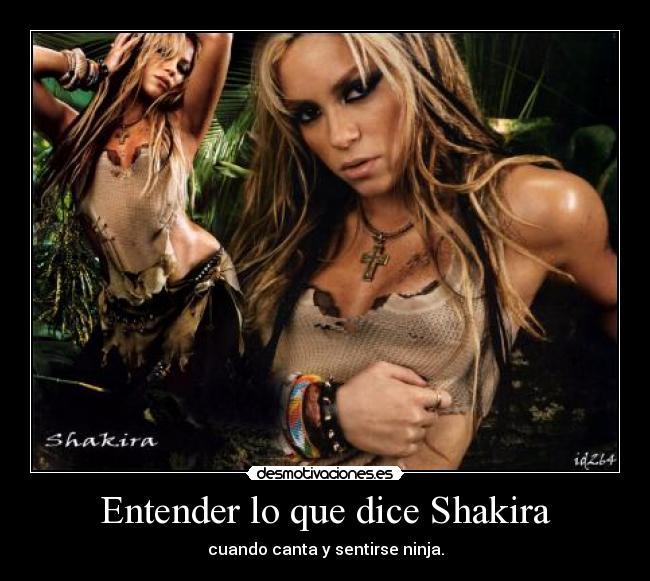 Entender lo que dice Shakira - 