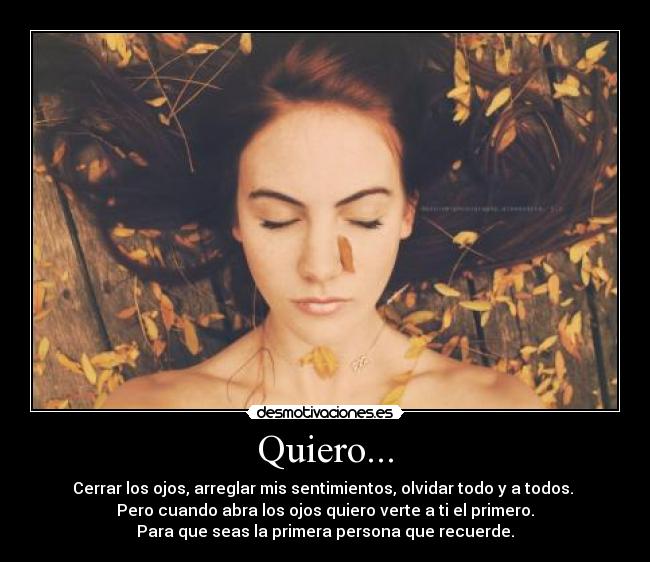 Quiero... - 