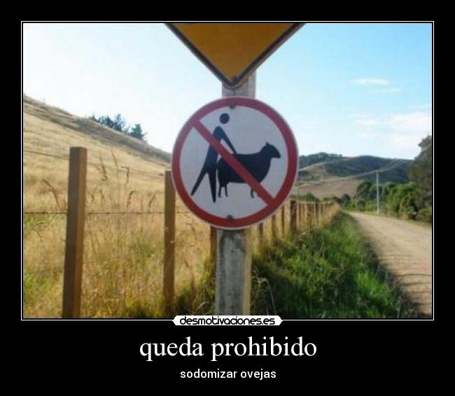 queda prohibido - 