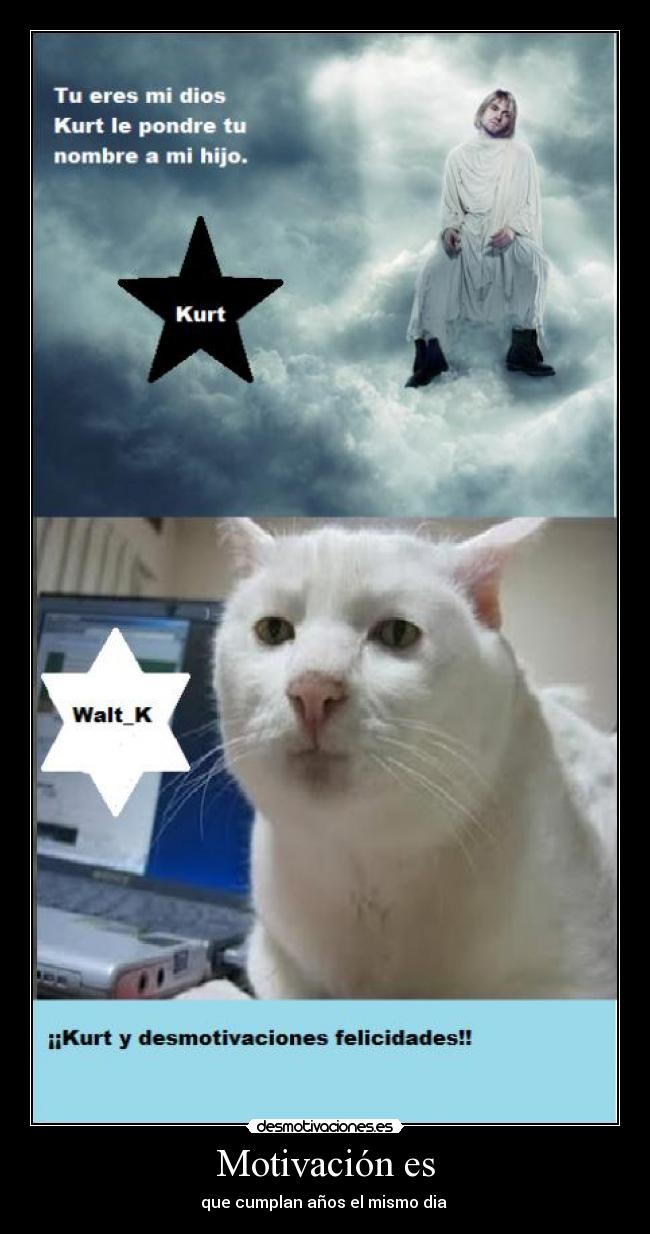 Motivación es - que cumplan años el mismo dia 